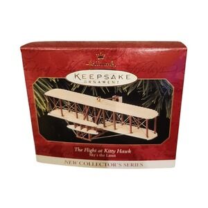 Hallmark New Collector's Keepsake Ornament The Flight at Kitty Hawk 1997‎  NIB